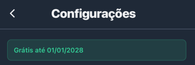 Banner de Promoção na Tela de Configurações